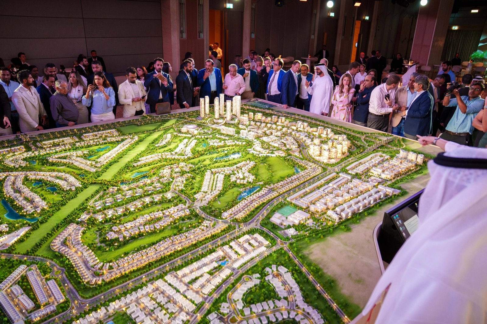 Physical scale model of The Next Chapter masterplan, unveiled May 2025